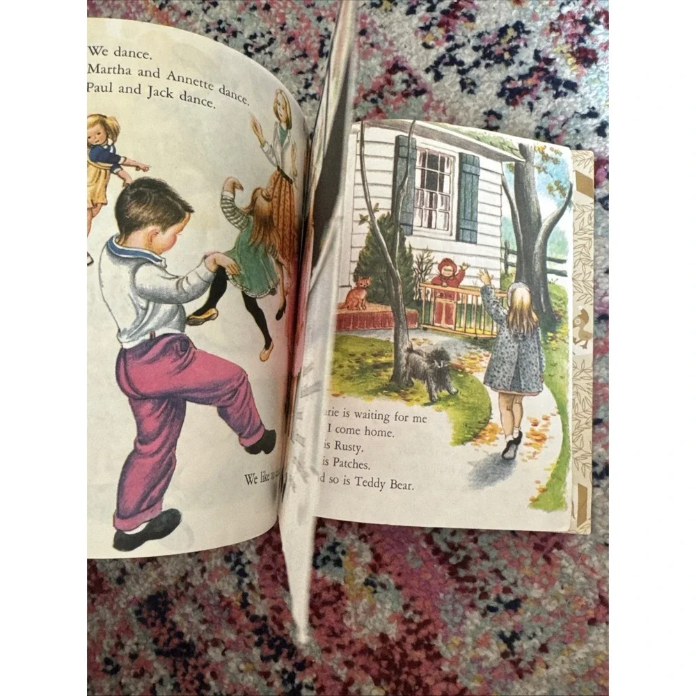 Vintage 1965 We Like Kindergarten A Little Golden Book‎